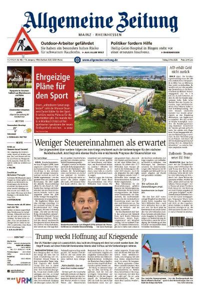 Allgemeine Zeitung Mainz - Rheinhessen 2026-05-08