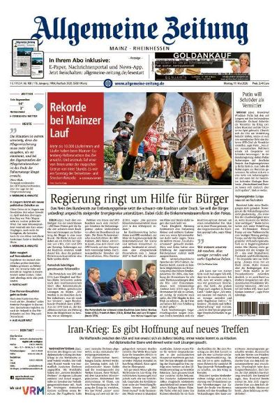 Allgemeine Zeitung Mainz - Rheinhessen 2026-05-11