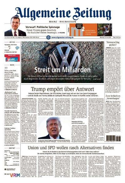Allgemeine Zeitung Mainz - Rheinhessen 2026-05-12