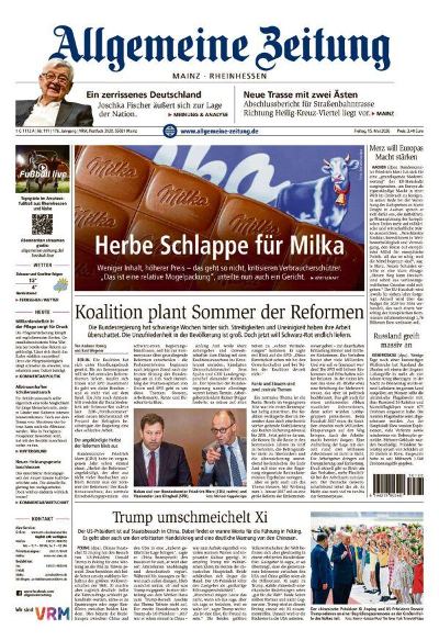 Allgemeine Zeitung Mainz - Rheinhessen