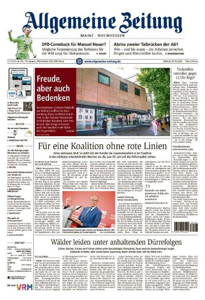 Allgemeine Zeitung Mainz - Rheinhessen