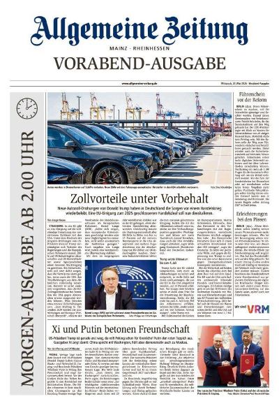 Allgemeine Zeitung Mainz - Rheinhessen