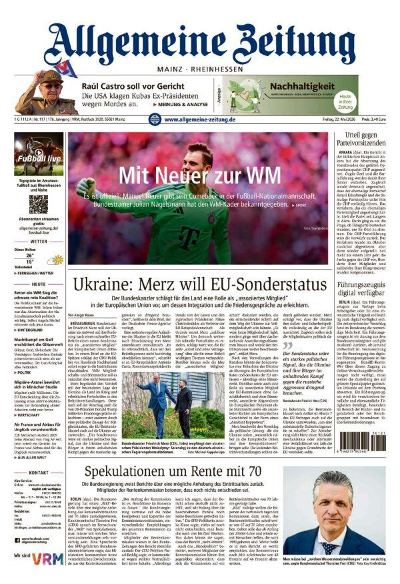 Allgemeine Zeitung Mainz - Rheinhessen 2026-05-22