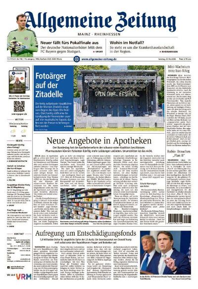 Allgemeine Zeitung Mainz - Rheinhessen 2026-05-23