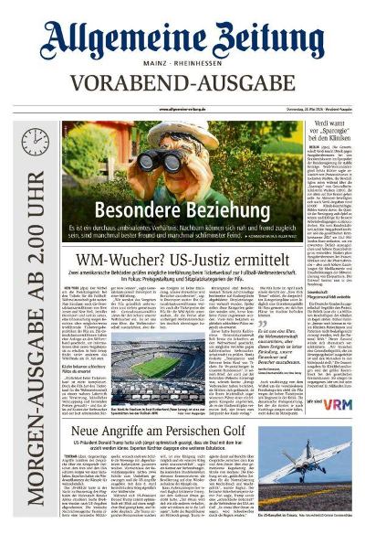Allgemeine Zeitung Mainz - Rheinhessen