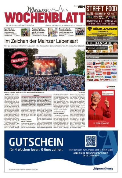 Mainzer Wochenblatt 2026-05-30
