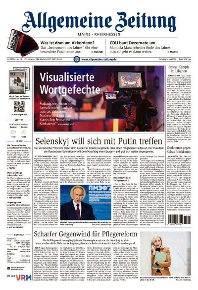 Allgemeine Zeitung Mainz - Rheinhessen