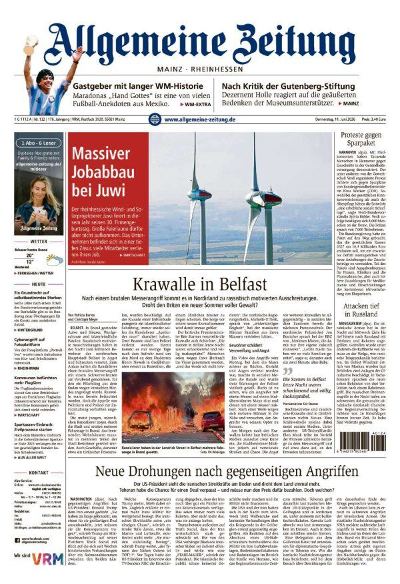 Allgemeine Zeitung Mainz - Rheinhessen 2026-06-11