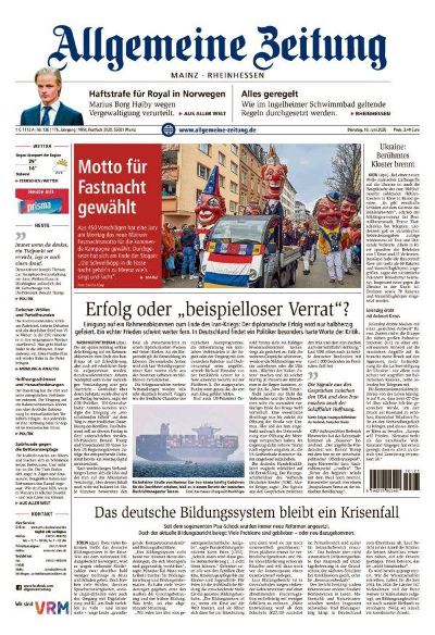 Allgemeine Zeitung Mainz - Rheinhessen