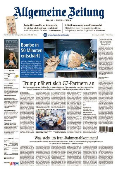 Allgemeine Zeitung Mainz - Rheinhessen
