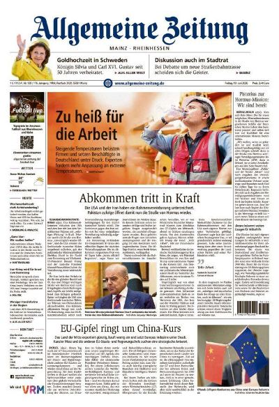 Allgemeine Zeitung Mainz - Rheinhessen