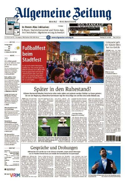 Allgemeine Zeitung Mainz - Rheinhessen