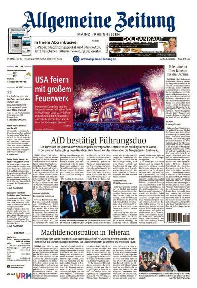 Allgemeine Zeitung Mainz - Rheinhessen