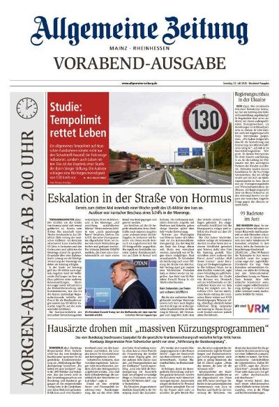 Allgemeine Zeitung Mainz - Rheinhessen