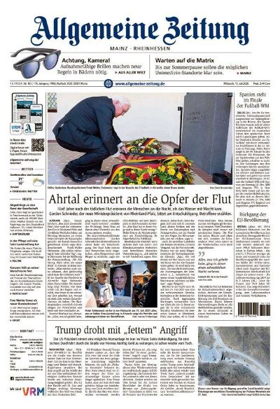 Allgemeine Zeitung Mainz - Rheinhessen 2026-07-15