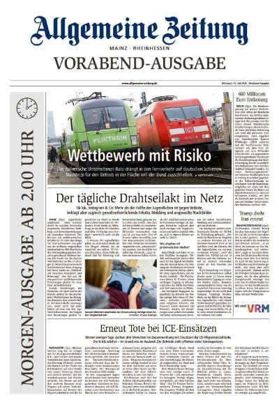 Allgemeine Zeitung Mainz - Rheinhessen