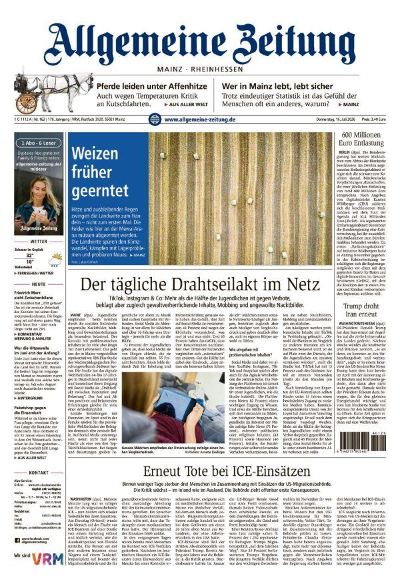 Allgemeine Zeitung Mainz - Rheinhessen 2026-07-16