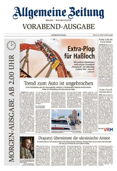 Allgemeine Zeitung Mainz - Rheinhessen