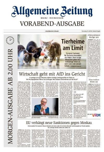 Allgemeine Zeitung Mainz - Rheinhessen