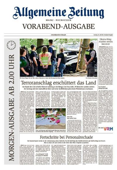 Allgemeine Zeitung Mainz - Rheinhessen