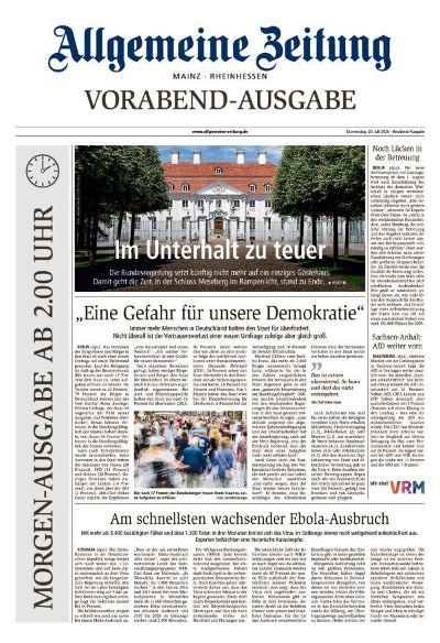 Allgemeine Zeitung Mainz - Rheinhessen