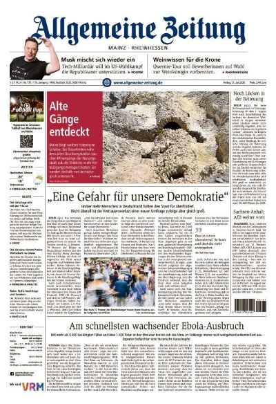 Allgemeine Zeitung Mainz - Rheinhessen 2026-07-31
