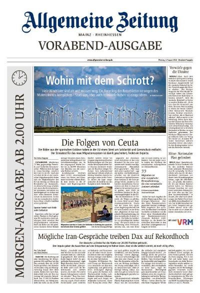 Allgemeine Zeitung Mainz - Rheinhessen