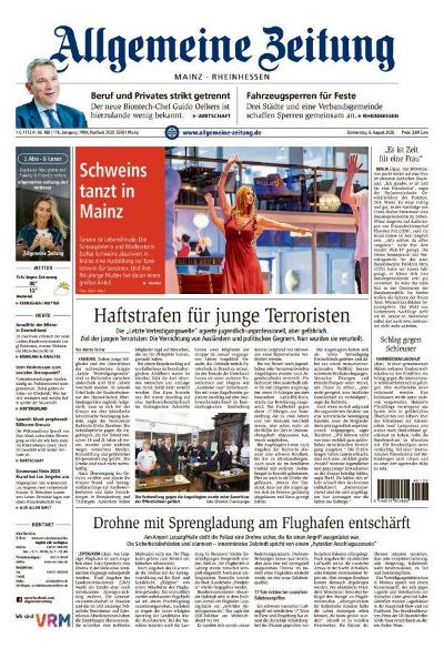 Allgemeine Zeitung Mainz - Rheinhessen 2026-08-06