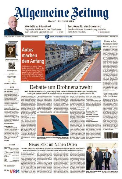Allgemeine Zeitung Mainz - Rheinhessen