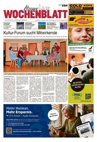 Alzeyer Wochenblatt 2026-08-08