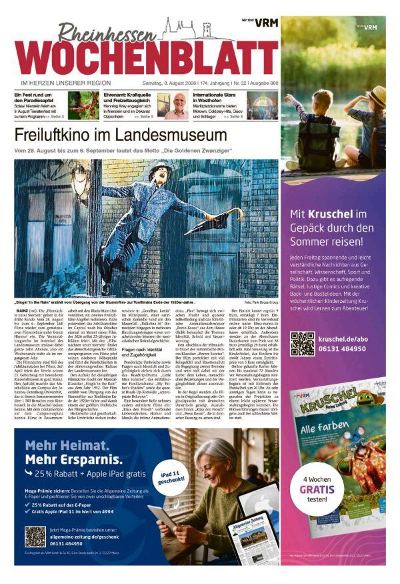 Rheinhessen Wochenblatt 2026-08-08