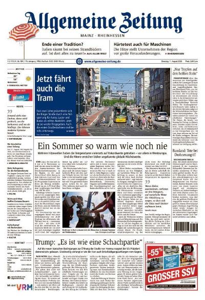 Allgemeine Zeitung Mainz - Rheinhessen