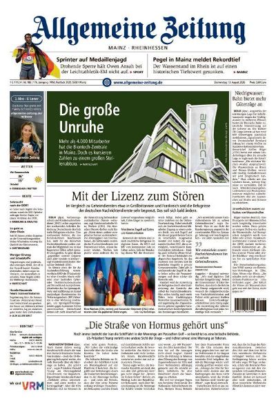 Allgemeine Zeitung Mainz - Rheinhessen