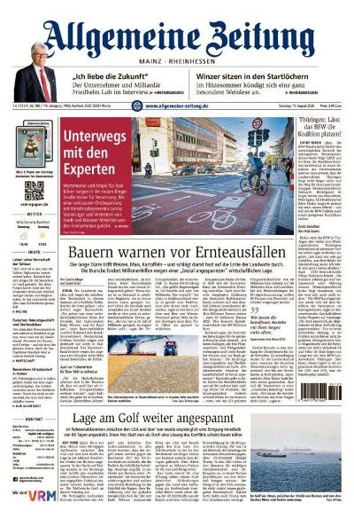 Allgemeine Zeitung Mainz - Rheinhessen
