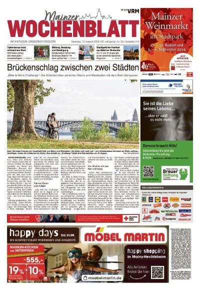 Mainzer Wochenblatt 2026-08-15