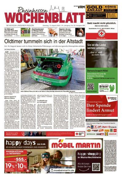 Rheinhessen Wochenblatt 2026-08-15
