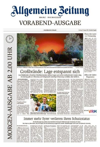 Allgemeine Zeitung Mainz - Rheinhessen