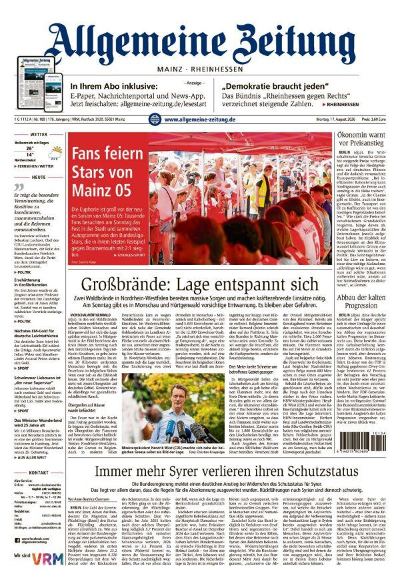 Allgemeine Zeitung Mainz - Rheinhessen