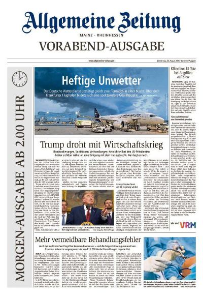 Allgemeine Zeitung Mainz - Rheinhessen