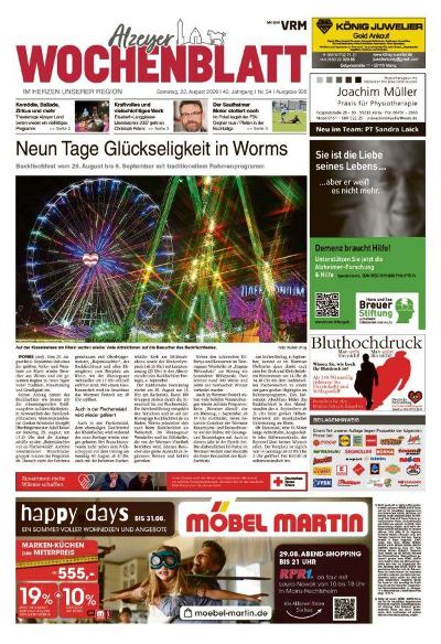 Alzeyer Wochenblatt 2026-08-22