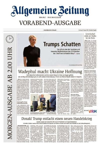 Allgemeine Zeitung Mainz - Rheinhessen