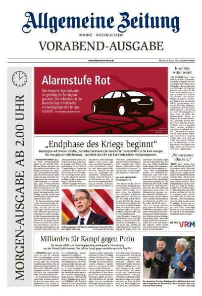 Allgemeine Zeitung Mainz - Rheinhessen