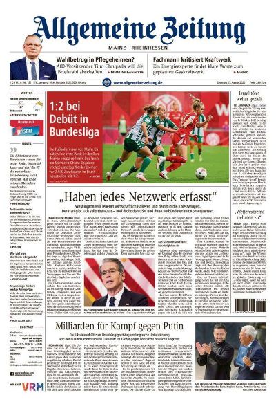 Allgemeine Zeitung Mainz - Rheinhessen