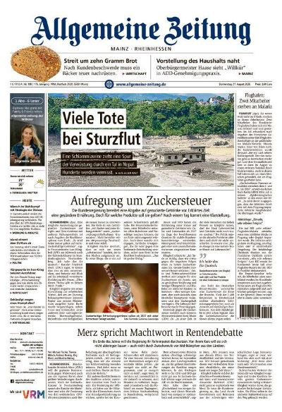 Allgemeine Zeitung Mainz - Rheinhessen