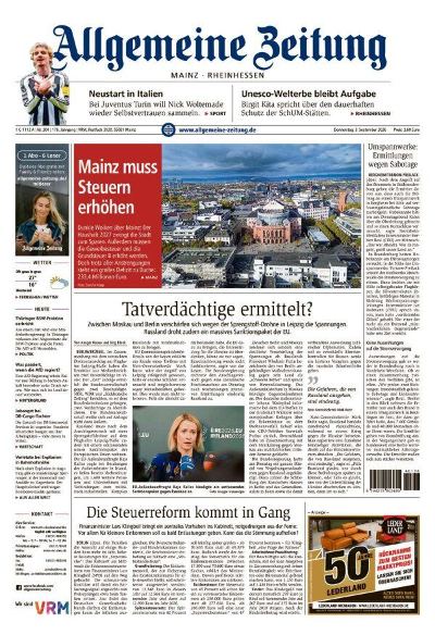 Allgemeine Zeitung Mainz - Rheinhessen