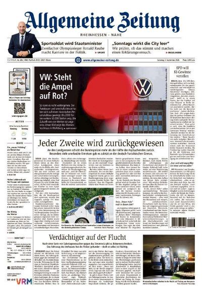 Allgemeine Zeitung Rheinhessen - Nahe 2026-09-05