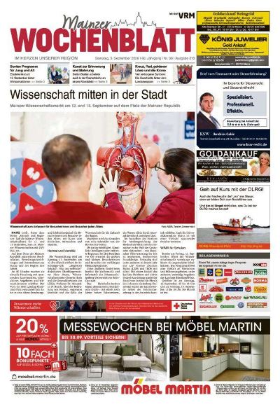 Mainzer Wochenblatt 2026-09-05