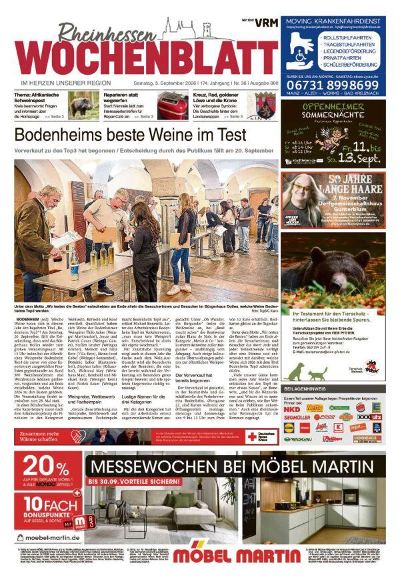 Rheinhessen Wochenblatt 2026-09-05