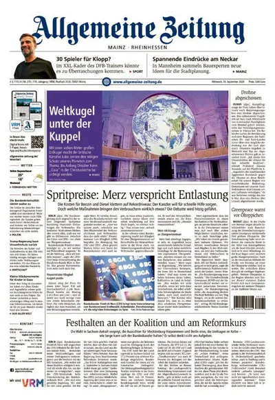 Allgemeine Zeitung Mainz - Rheinhessen