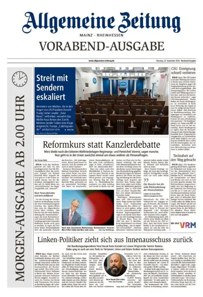 Allgemeine Zeitung Mainz - Rheinhessen